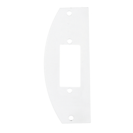 HUBBELL WIRING DEVICE-KELLEMS Recessed 8" Series, Sub Plate, Perimeter, (1) Extron® MAAP Opening S1R8PSPV